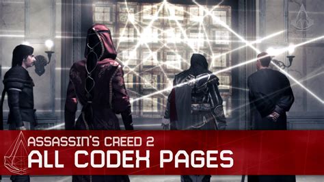 Assassin S Creed 2 All Codex Pages Youtube