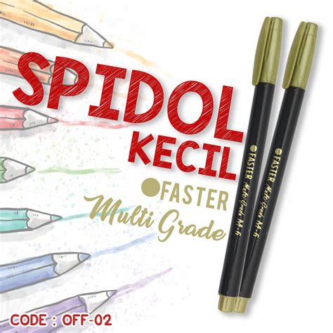 Jual FASTER SPIDOL KECIL PERMANENT MULTI GRADE M 6 MARKER MARK OFF