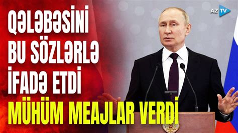 Putin prezident seçkilərində qalib gəldi Rusiya lideri savaşla bağlı