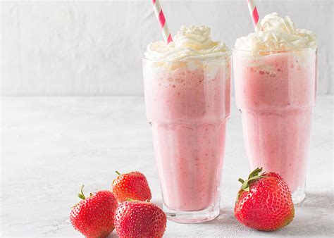 Receita De Milk Shake De Morango Chantilly Sem A C