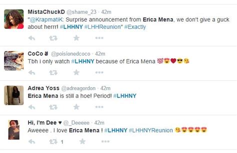 Erica Mena Received Mixed Reaction As She Completes Lhhny Exit