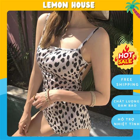 Bikini da báo quyến rũ đồ đi biển sexy Shopee Việt Nam