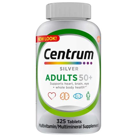 Centrum Silver Tabletas Vitaminas Para Adultos Mayores A A Os