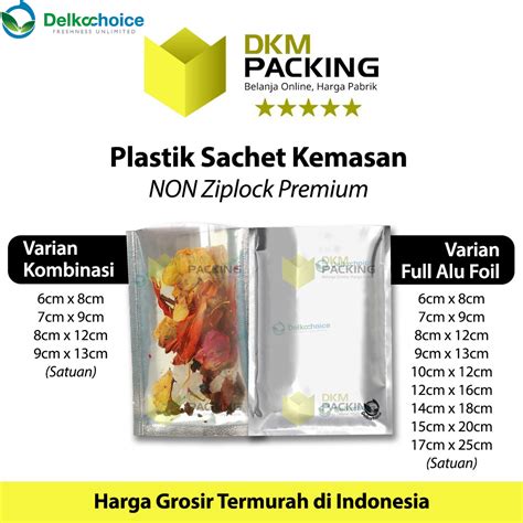 Jual Plastik Kemasan Fullmetz Transmetz Clearmetz Sachet Bag Saset