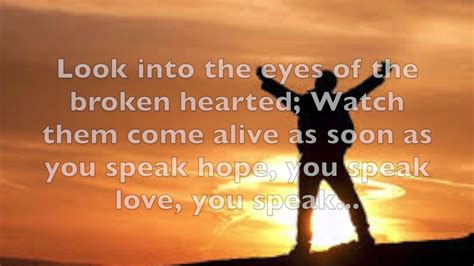 Speak Life Lyrics Tobymac Youtube