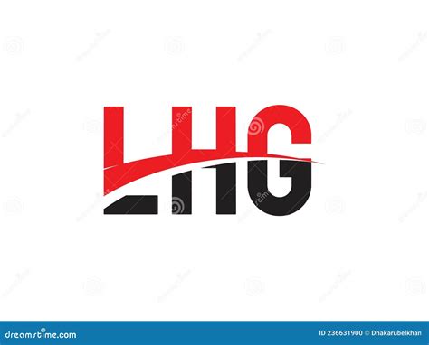 LHG Letter Initial Logo Design Stock Vector - Illustration of brand ...