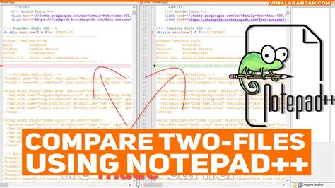 How To Compare Two Files Using Notepad Youtube