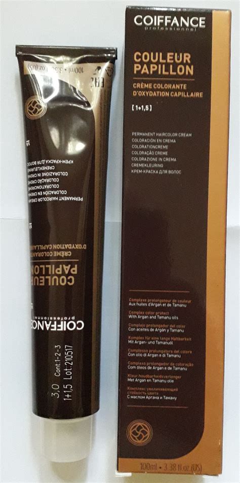 Стойкая Крем-краска для Волос COIFFANCE Papillon Permanent Hair Color ...