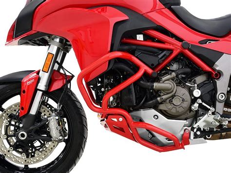 Zieger Crash Bar For Ducati Multistrada 1200 15 17 Red Twisted