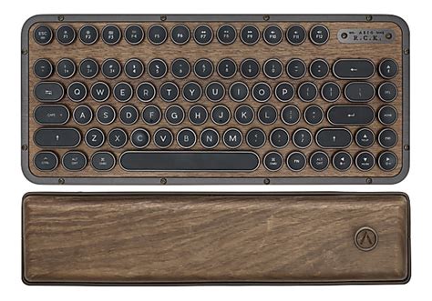 Azio Retro Wireless Keyboard Compact Elwood Office Depot