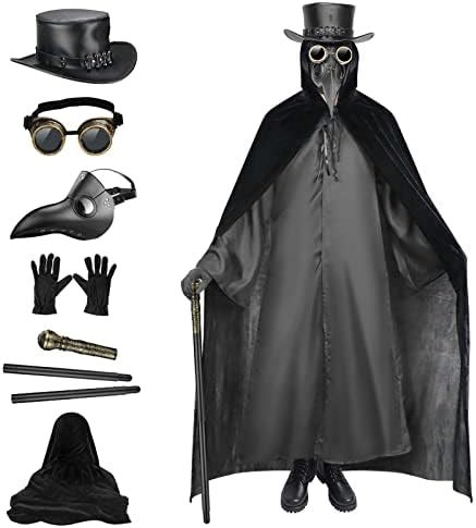 Wiazzluk Pest Doctor Maske Plague Doctor Costume Pestdoktor Kost M