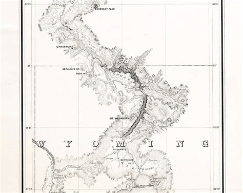 Yellowstone Lake Printable Map, Yellowstone Lake Map, Yellowstone Lake ...