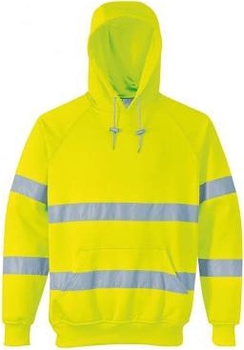 Portwest Hoodie Met Reflecterende Strepen S Geel