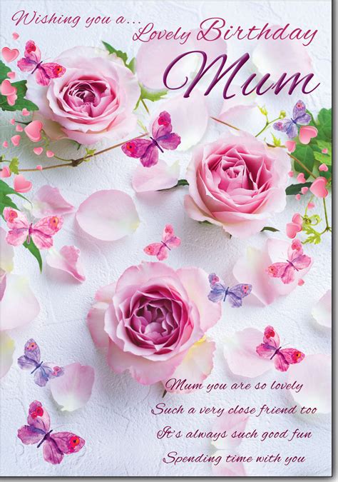 Mum Birthday Card Sentimental Verse Cards Through The