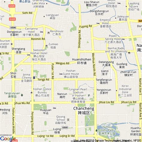 Map of Foshan, China | Foshan, Map, Hotel