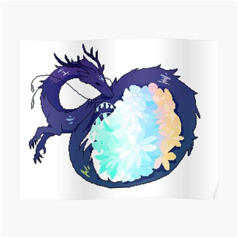 Unlabeled Flag Lgbt Pride Dragon Requested Poster For Sale By