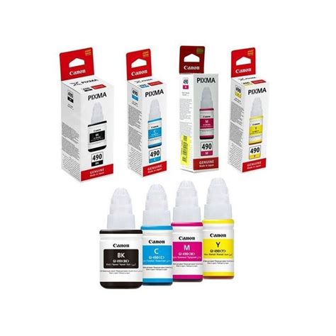 PACK BOUTEILLE D ENCRE CANON 490 41 ORG