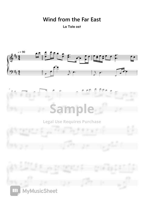 La Tale Wind From The Far East Sheet Music Midi Sheets By Sayu