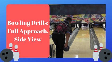 How To Hook A Bowling Ball Full Approach Side View Youtube