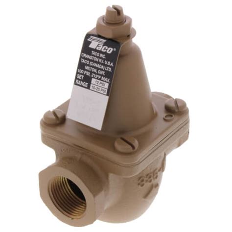 335 3 Taco 335 3 Taco Bronze Pressure Reducing Valve Threaded