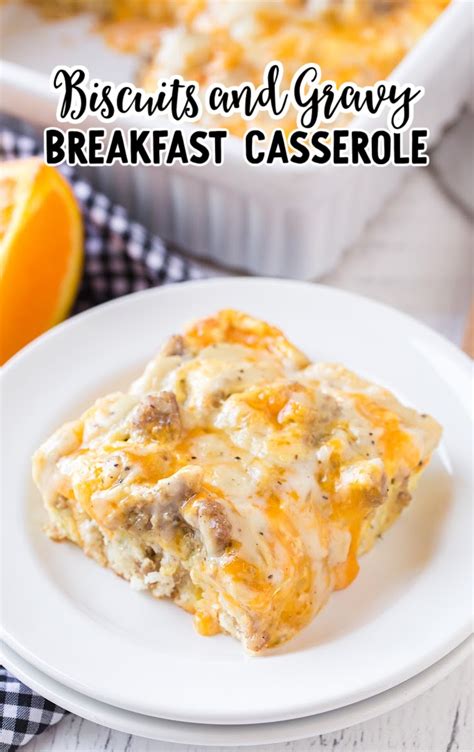 Biscuits And Gravy Breakfast Casserole The Best Blog Recipes