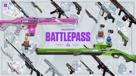 Valorant Episode 9 Act 2 Battlepass Skins Cards Gun Buddies And