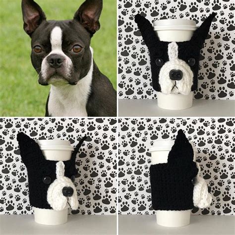 Boston Terrier Pattern Dog Crochet Pattern Crochet Dog Boston Terrier