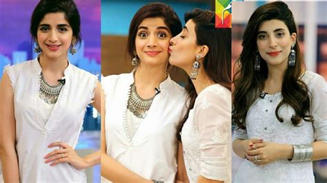 Twin Sisters Urwa Hocane And Mawra Hocane At The Aftermoon Show At Hum