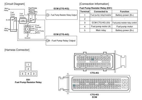 Fuel Pump Ballast Resistor — 2013 Hyundai Genesis Sedan V8 50l Service