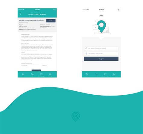 Job app on Behance