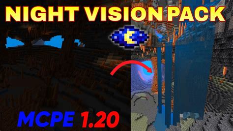 Night Vision Pack For Minecraft Pe Night Vision Texture Pack