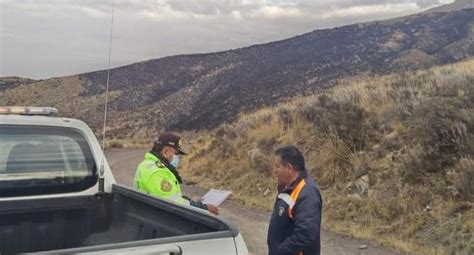 Arequipa Controlan incendio forestal que consumió 15 hectáreas de