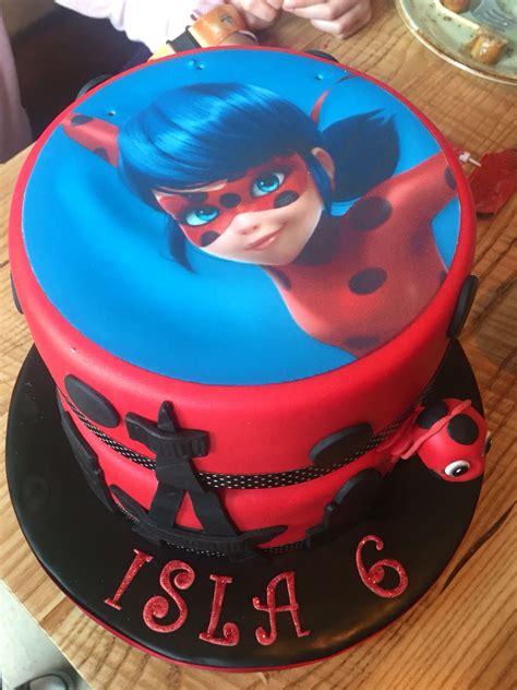 Miraculous Lady Bug Cake Идеи для вечеринки День рождения Торт