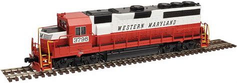 Atlas Emd Gp40 Low Nose Wdynamic Brakes Standard Dc Western