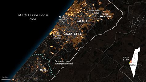 A Third Of Gaza City Damaged Or Destroyed By Bombing Satellite Imagery