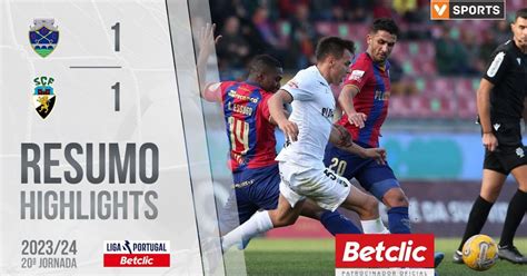 Résultat Chaves Farense 1 1 la 20e journée de Liga Portugal Betclic