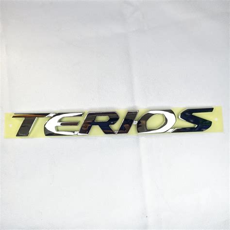 Jual Emblem Logo Tulisan Terios Silver Original Shopee Indonesia