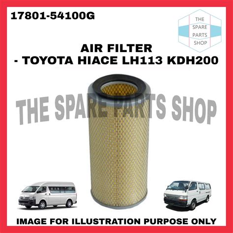 TOYOTA HIACE LH113 KDH200 AIR FILTER OEM Lazada