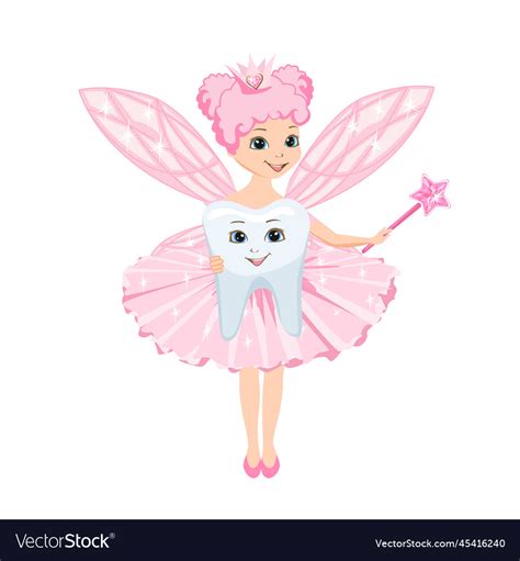 Tooth Fairy Royalty Free Vector Image Vectorstock