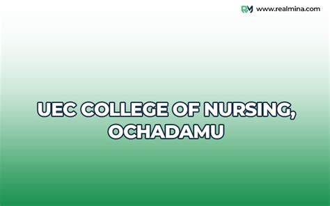 Uec College Of Nursing Ochadamu Apply For The 20222023 Admission Form