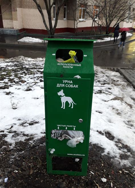 Урна для собак (грамотных собак) | Пикабу