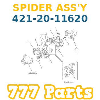 421 20 11620 Komatsu SPIDER ASS Y