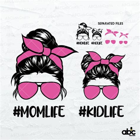 Mom Life Kid Life Svg Momlife Svg Mom Life Kid Life Png Etsy Mom