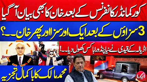 Imran Khan S Response To Corps Commander Conference Muhammad Malik S