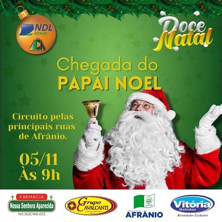 Campanha Doce Natal de Afrânio começa no próximo sábado chegada