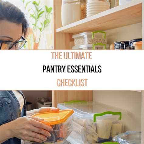 This Is The Ultimate Pantry Essentials Checklist Includes My Go To Items