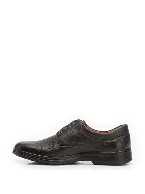 Полуботинки натуральная кожа, цвет: темно-коричневый - купить в России ...