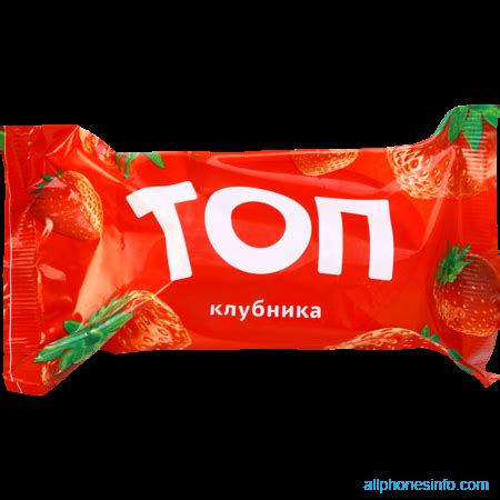 Мороженое «ТОП» клубника-ваниль, 70 г