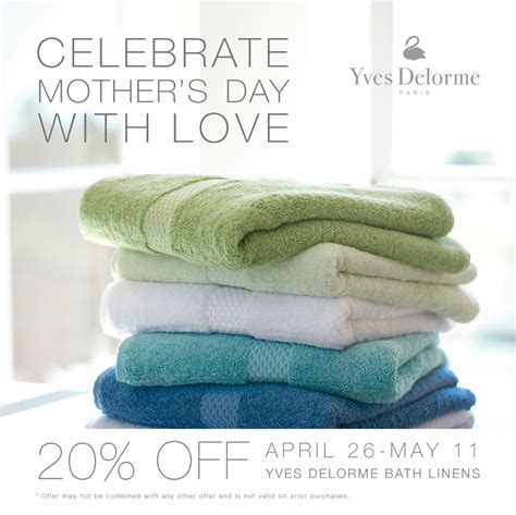 Celebrate Mother’s Day With A Sale on Yves Delorme Robes and Towels ...
