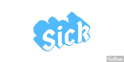 Sick Word Animated  Logo Designs